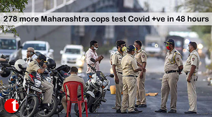 278 more Maharashtra cops test Covid +ve in 48 hours