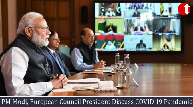 PM Modi, European Council President Discuss COVID-19 Pandemic