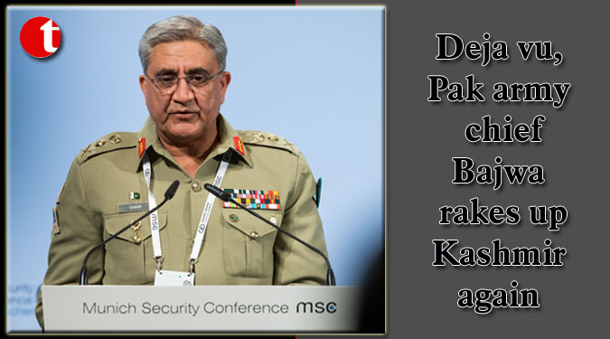 Deja vu, Pak army chief Bajwa rakes up Kashmir again