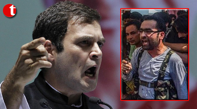 Rahul Gandhi hails security forces for killing terrorist Naikoo