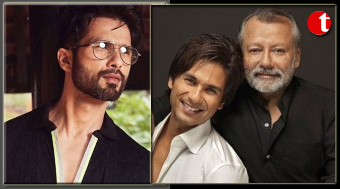 Shahid ”nervous” about working with dad Pankaj Kapur in ”Jersey”