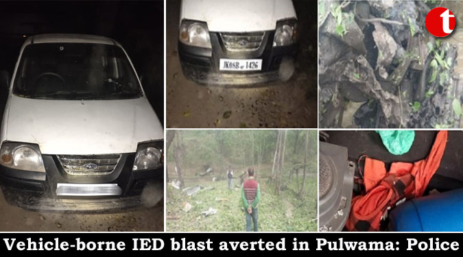 Vehicle-borne IED blast averted in Pulwama: Police