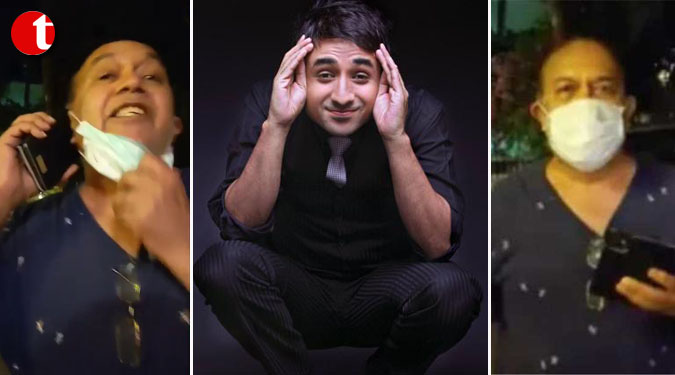 Vir Das'' neighbour sneezes on him, threatens to slap him