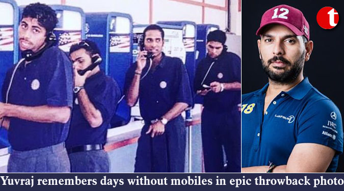 Yuvraj remembers days without mobiles in epic throwback photo