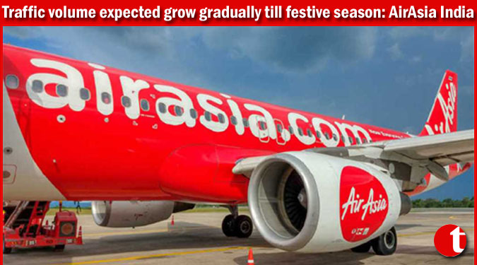 Traffic volume expected grow gradually till festive season: AirAsia India