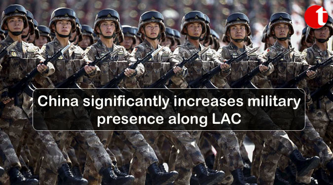 China significantly increases military presence along LAC