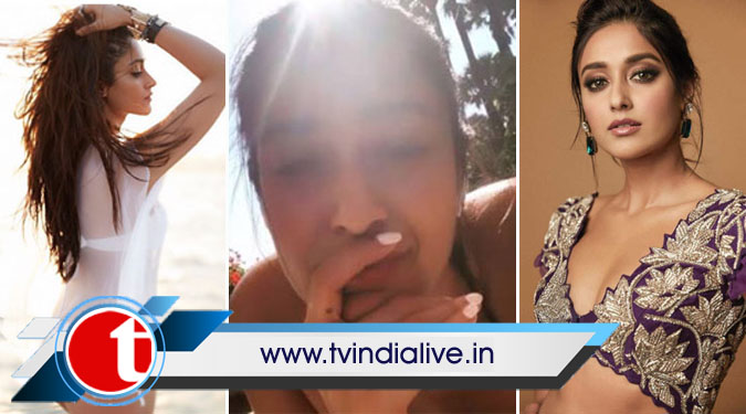 Ileana D'cruz enjoys the sun on her skin