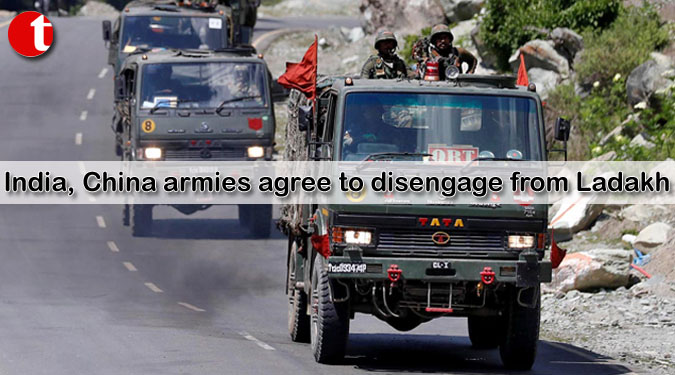 India, China armies agree to disengage from Ladakh