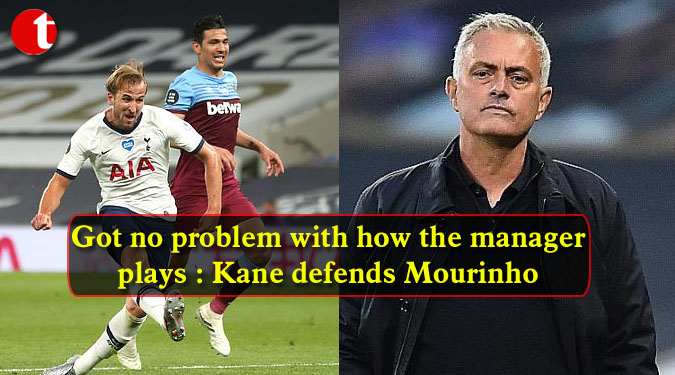 Got no problem with how the manager plays: Kane defends Mourinho