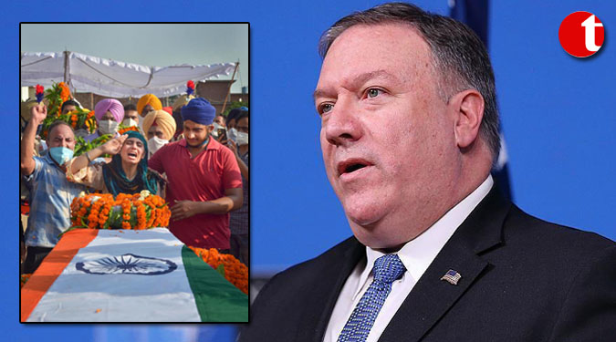 'We will remember': Mike Pompeo offers condolences to Indian soldiers