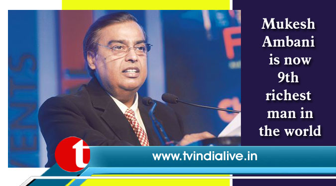 Mukesh Ambani is now 9th richest man in the world
