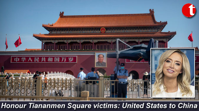 Honour Tiananmen Square victims: United States to China