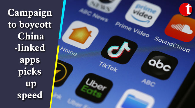 Campaign to boycott China-linked apps picks up speed