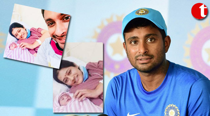 CSK batsman Ambati Rayudu blssed with baby girl