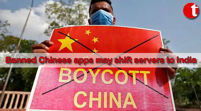 Banned Chinese apps may shift servers to India