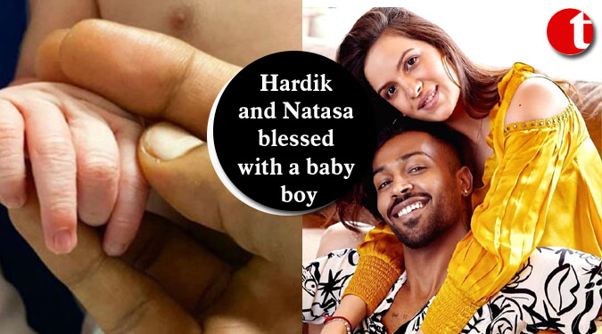 Hardik and Natasa blessed with a baby boy