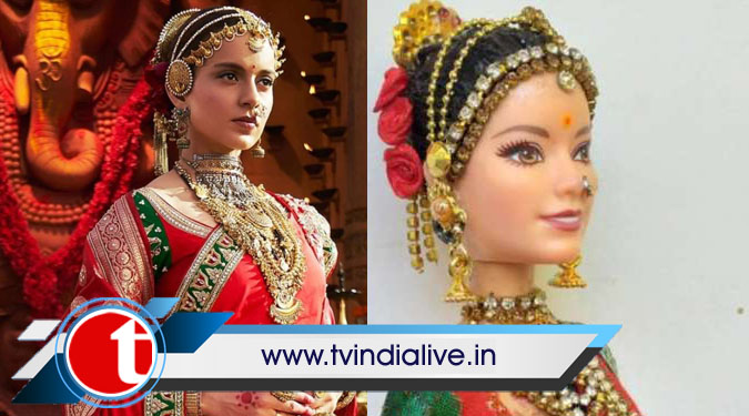 Kangana Ranaut''s team shares photo of Manikarnika doll