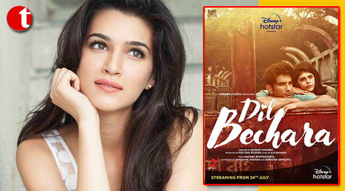 Kriti pens emotional note for Sushant post 'Dil Bechara' release