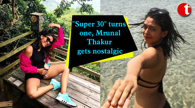 ”Super 30” turns one, Mrunal Thakur gets nostalgic