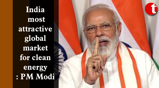 India most attractive global market for clean energy: PM Modi