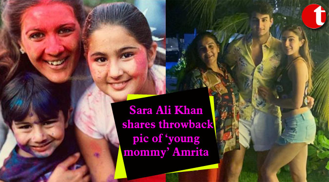 Sara Ali Khan shares throwback pic of ‘young mommy’ Amrita