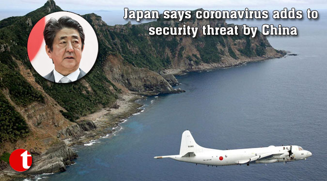 Japan says coronavirus adds to security threat by China