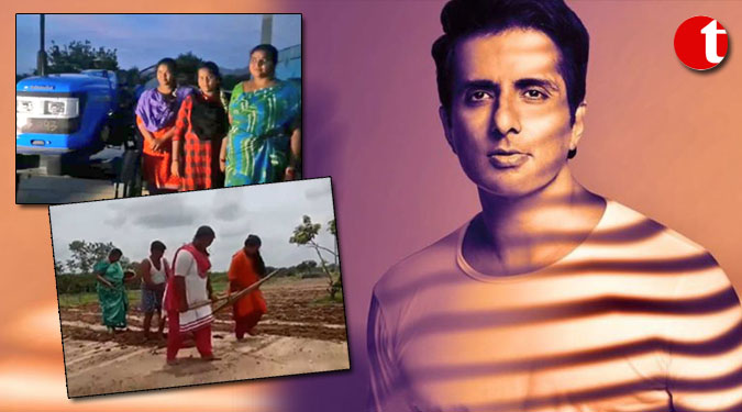 Moved by farmer's plight, Sonu Sood sends him tractor