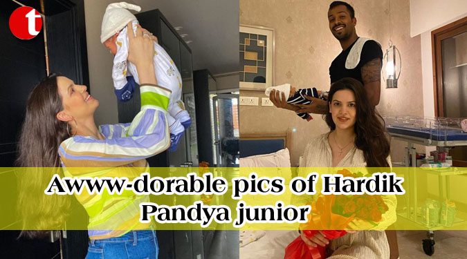 Awww-dorable pics of Hardik Pandya junior