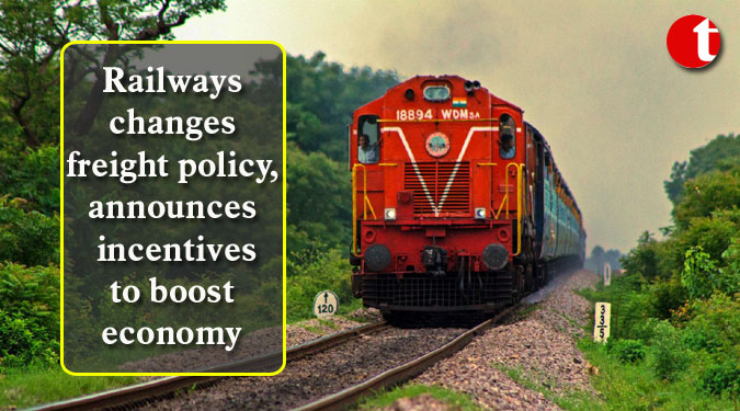 Railways changes freight policy, announces incentives to boost economy