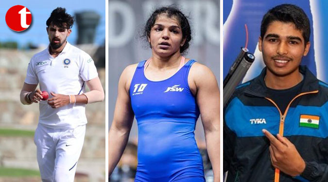 Ishant, Sakshi among 25 athletes recommended for Arjuna award