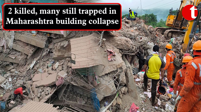 2 killed, many still trapped in Maharashtra building collapse