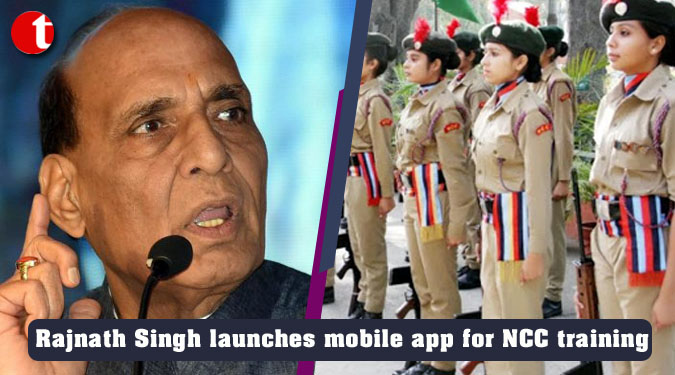 Rajnath Singh launches mobile app for NCC training
