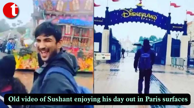 Old video of Sushant enjoying his day out in Paris surfaces