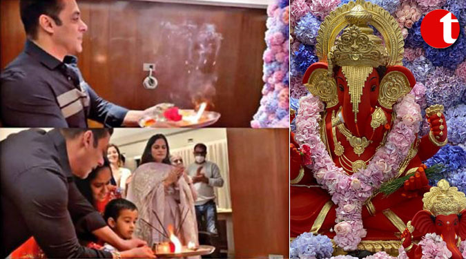 Here’s how Salman, family marked the beginning of Ganesh Chaturthi