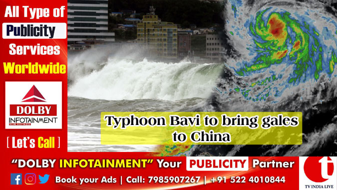 Typhoon Bavi to bring gales to China