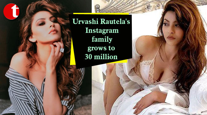 Urvashi Rautela’s Instagram family grows to 30 million