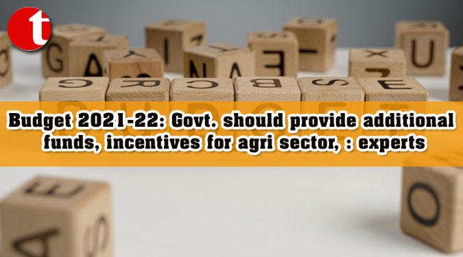 Budget 2021-22: Govt. should provide additional funds, incentives for agri sector, say experts