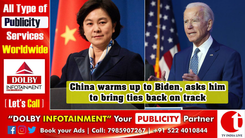 China warms up to Biden, asks him to bring ties back on track