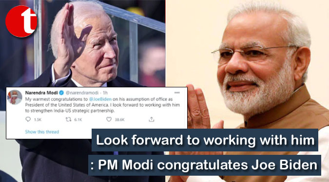 Look forward to working with him: PM Modi congratulates Joe Biden