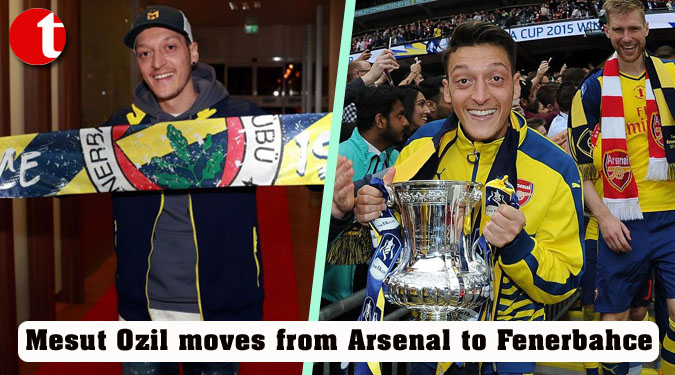 Mesut Ozil moves from Arsenal to Fenerbahce