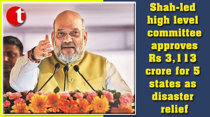 Shah-led high level committee approves Rs 3,113 crore for 5 states as disaster relief