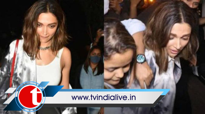 Deepika Padukone mobbed outside eatery, video goes viral