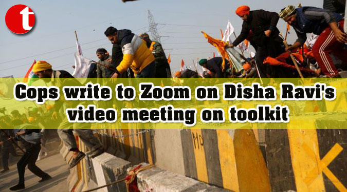 Cops write to Zoom on Disha Ravi's video meeting on toolkit