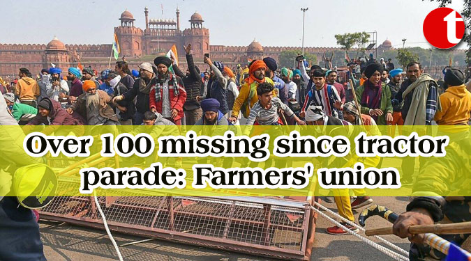 Over 100 missing since tractor parade: Farmers' union