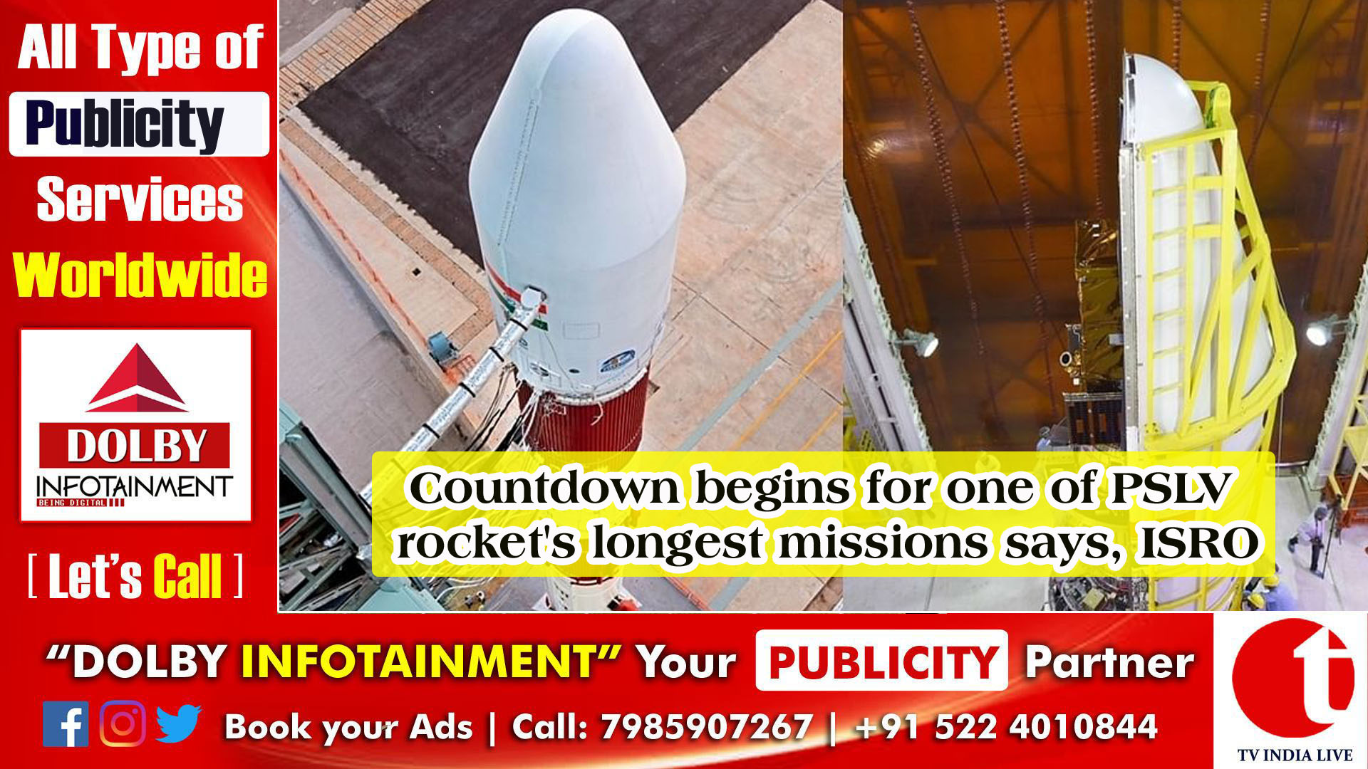 Countdown begins for one of PSLV rocket's longest missions says, ISRO