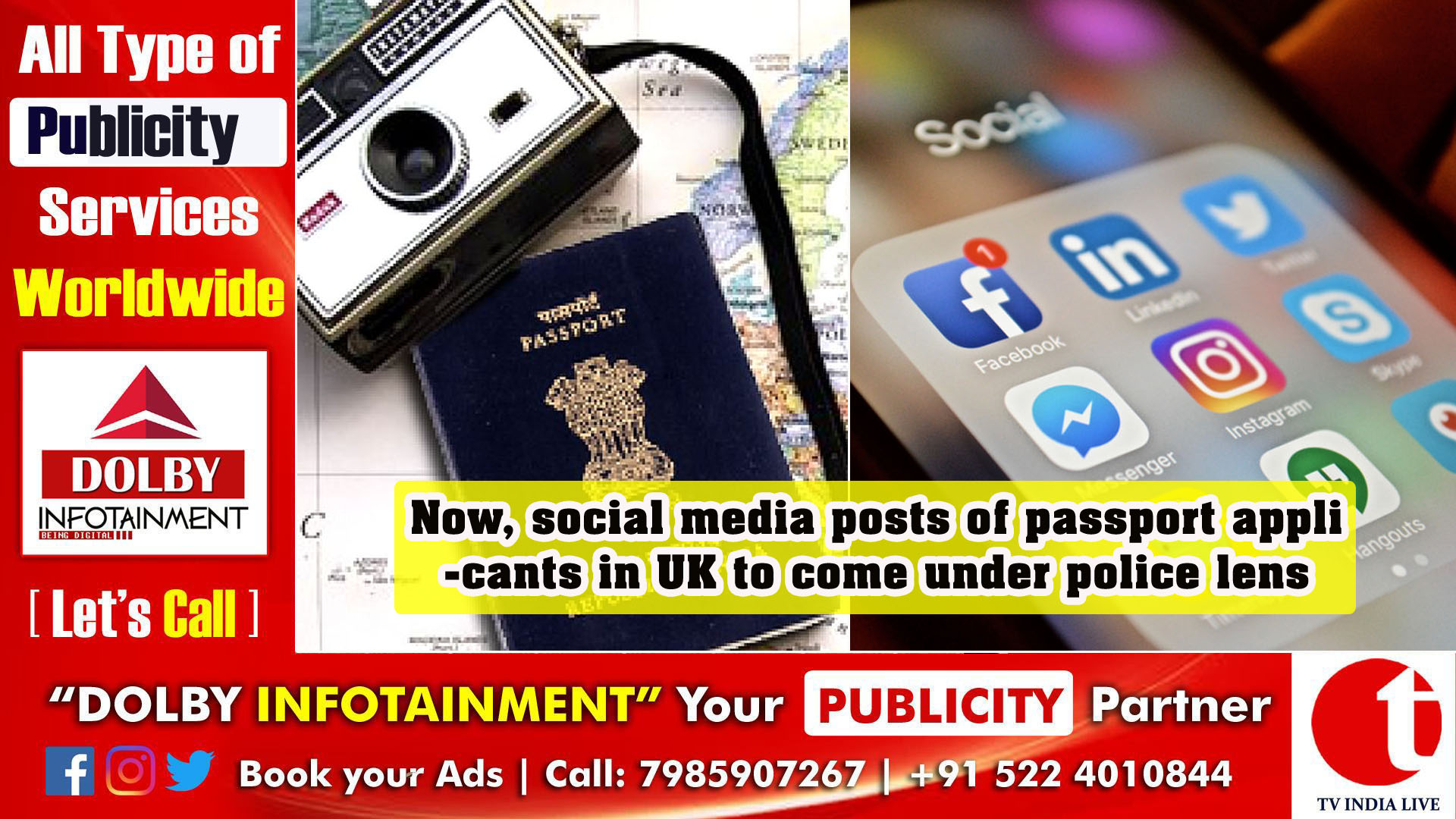 Now, social media posts of passport applicants in UK to come under police lens