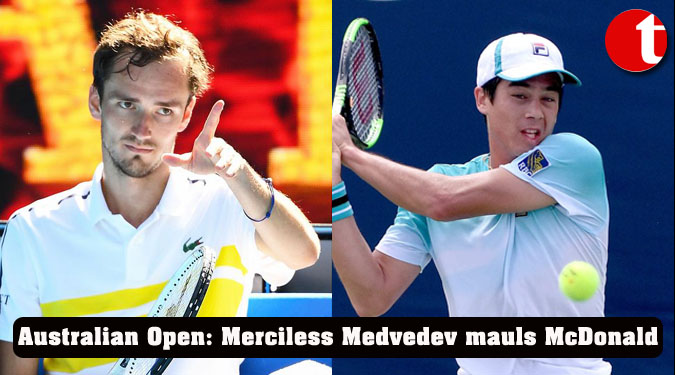 Australian Open: Merciless Medvedev mauls McDonald