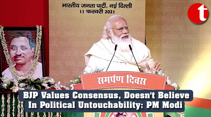BJP Values Consensus, Doesn’t Believe In Political Untouchability: PM Modi