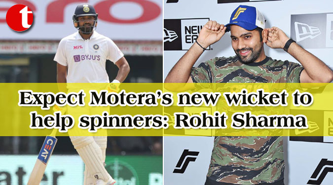 Expect Motera’s new wicket to help spinners: Rohit Sharma