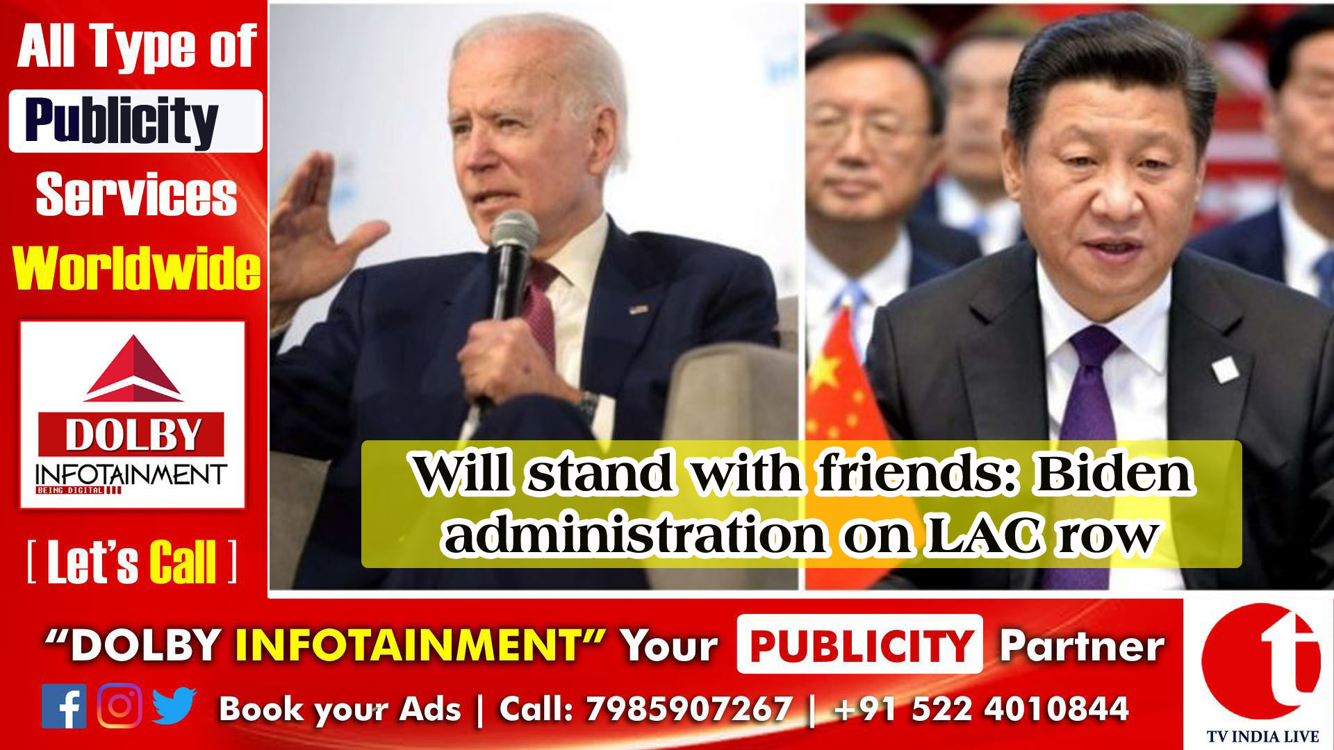 Will stand with friends: Biden administration on LAC row